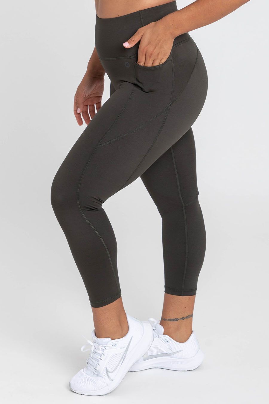 Training Pocket 7/8 Tight in Forest Green, Gym leggings