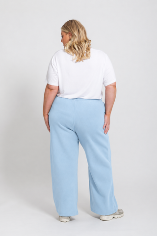 Offline Wide Leg Track Pant - Cool Blue - Active Truth - Image 4
