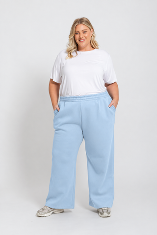 Offline Wide Leg Track Pant - Cool Blue - Active Truth - Image 2
