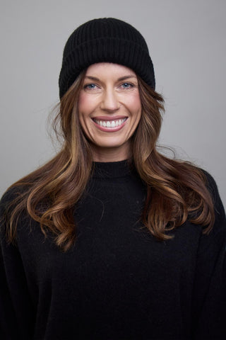 Wool Beanie - Black