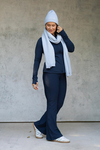 Wool Beanie - Cool Blue