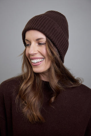 Wool Beanie - Espresso