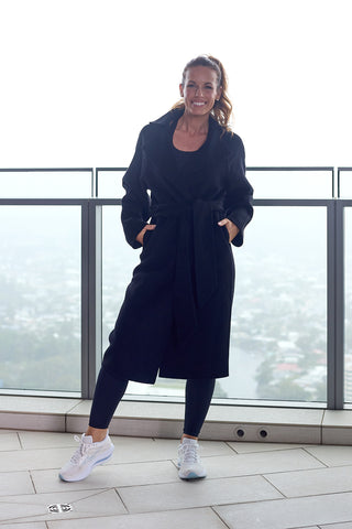 Double Faced Coat - Black