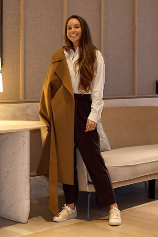 Double Faced Coat - Toffee