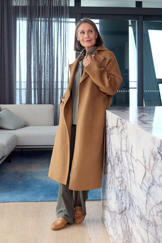 Double Faced Coat - Toffee