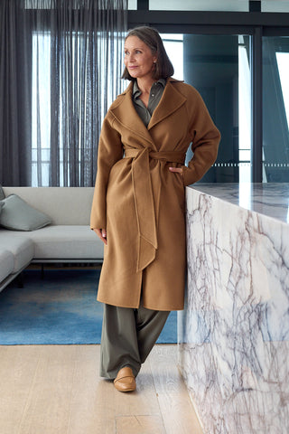 Double Faced Coat - Toffee