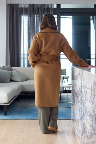 Double Faced Coat - Toffee