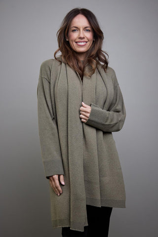 Wool Scarf - Khaki