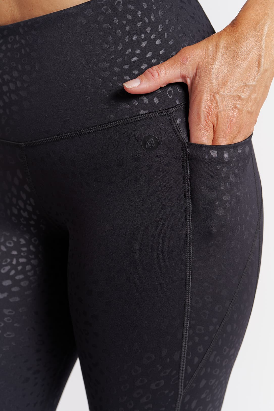 3-4-length-gym-tights-black-zebra-large