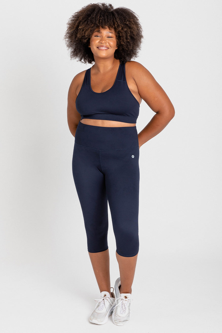 Essential 3/4 Length Tight - Midnight Blue from Active Truth™

