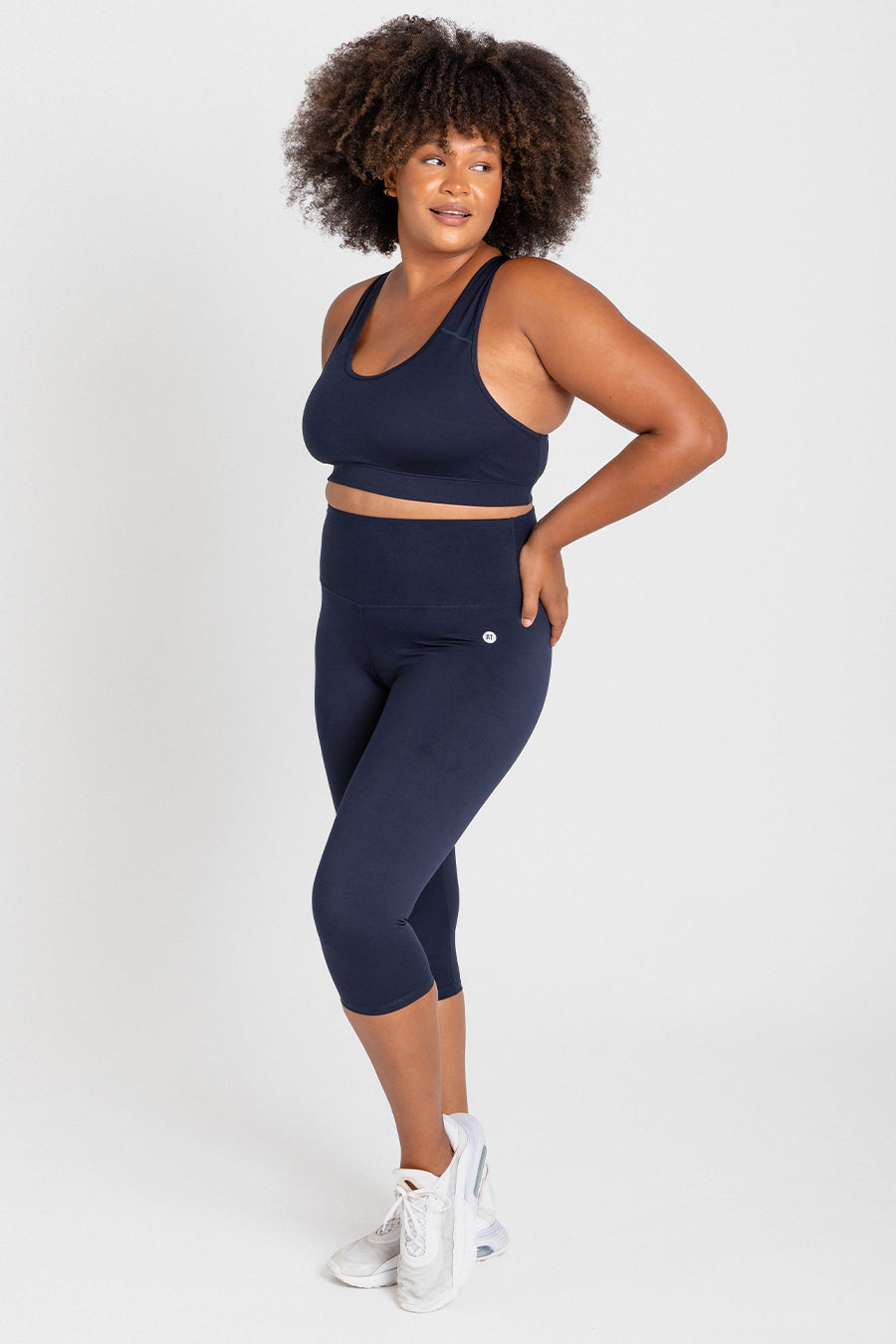 Essential 3/4 Length Tight - Midnight Blue from Active Truth™
