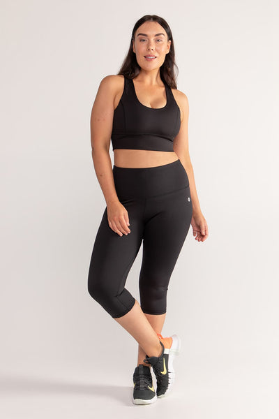 Essential 3/4 Length Tights - Black | Legging | Active Truth | Active ...