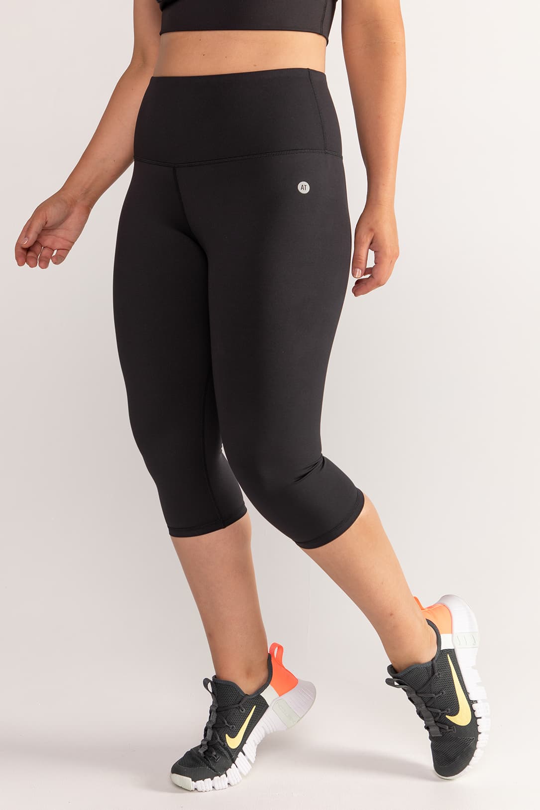Essential 3/4 Length Tights - Black, Legging, Active Truth