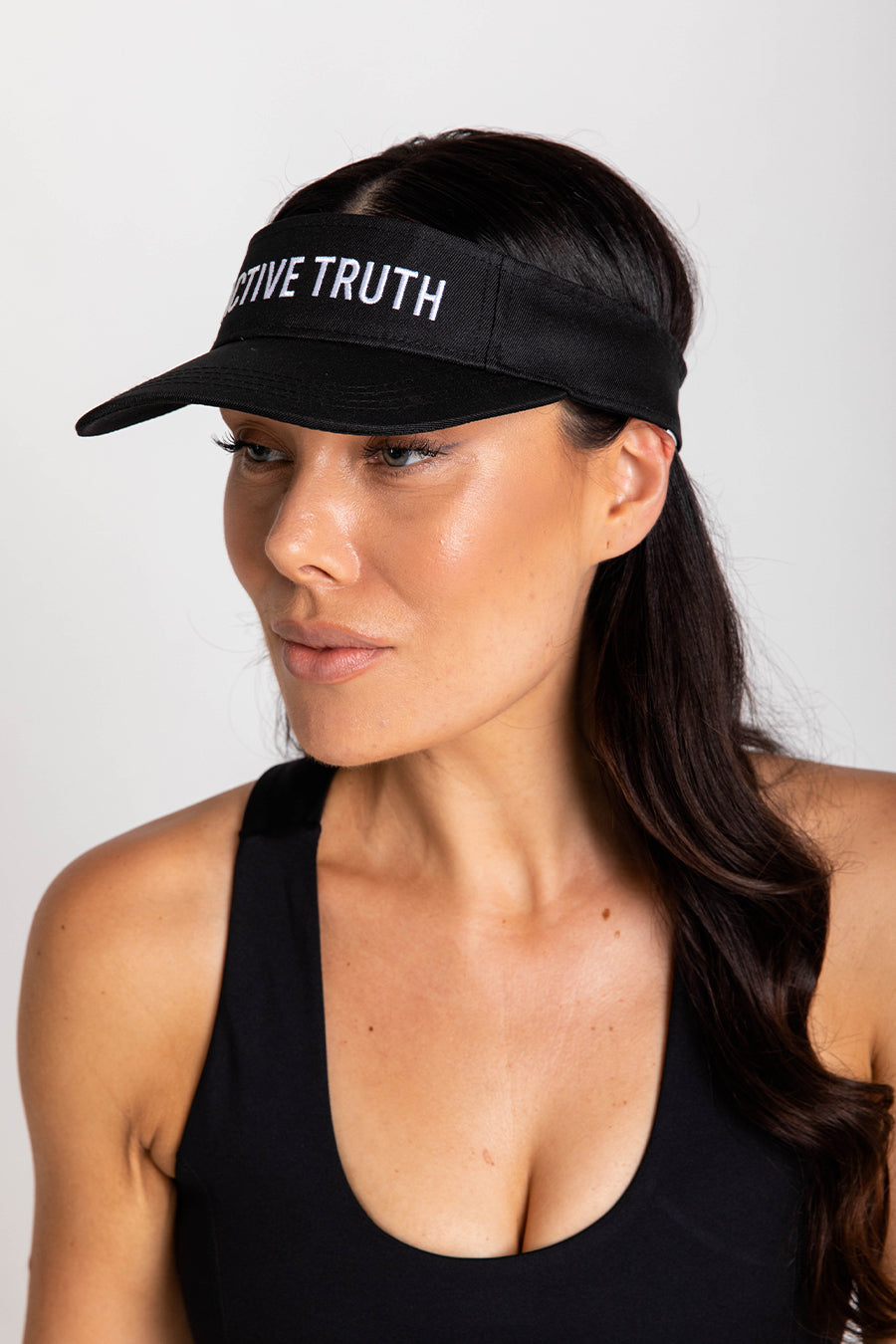 Embroidered Visor - Black