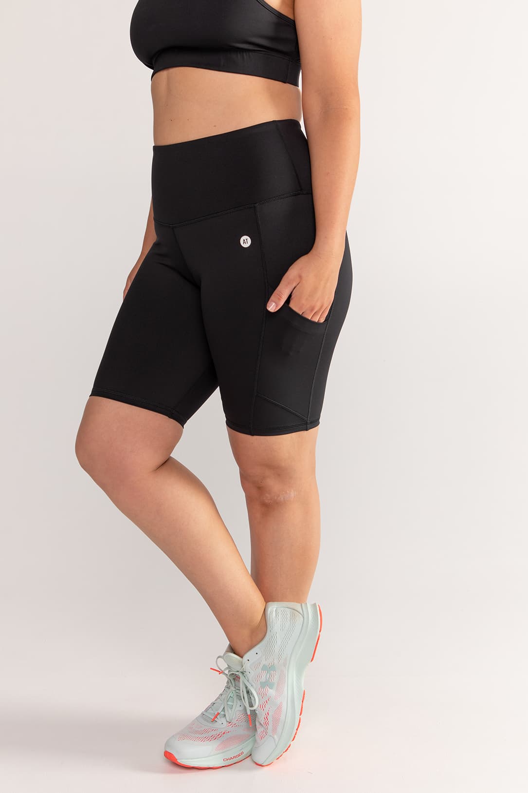Smart Pocket Bike Shorts - Black, Gym Shorts, Active Truth