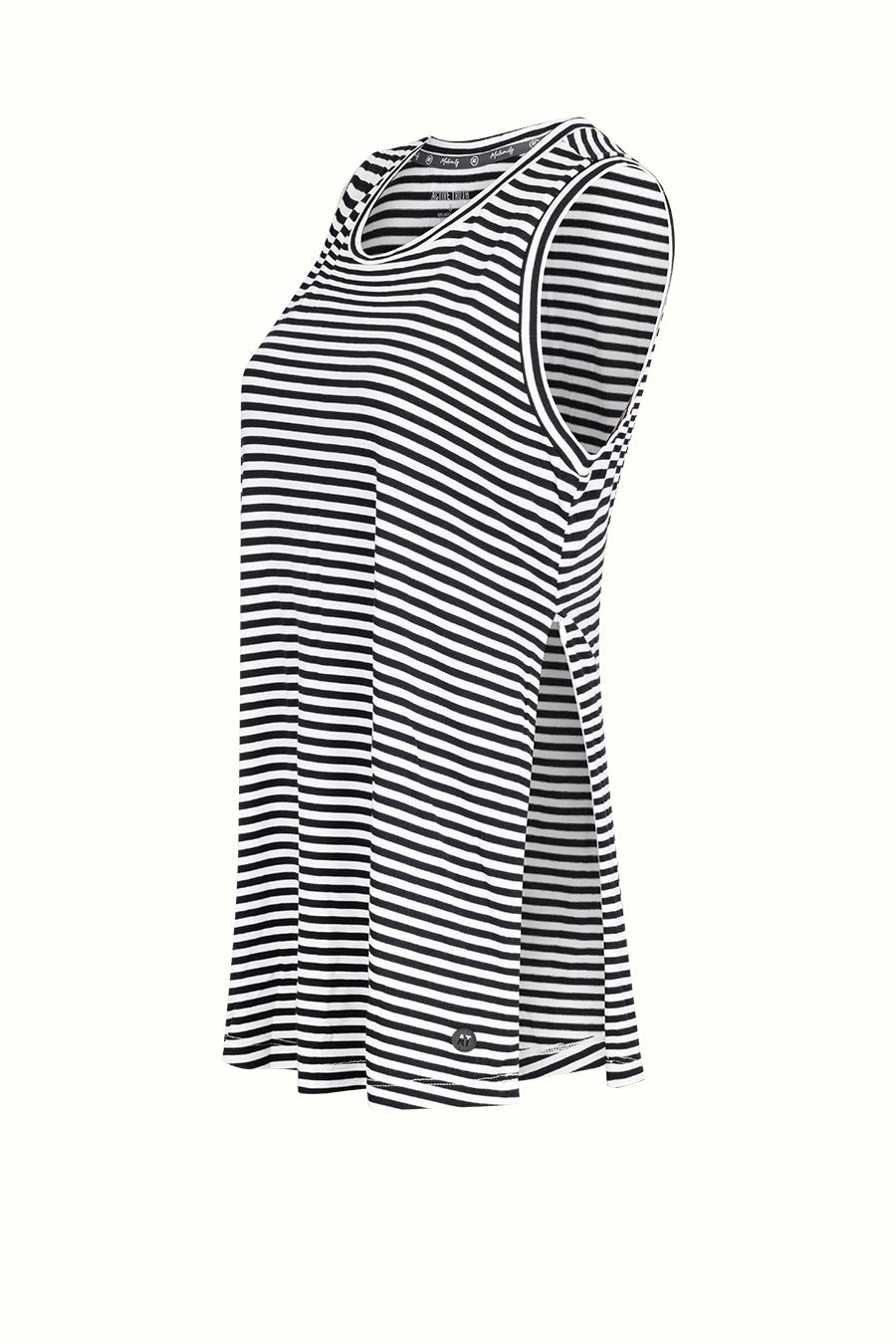 Mama Feeding Zip Tank - Stripe