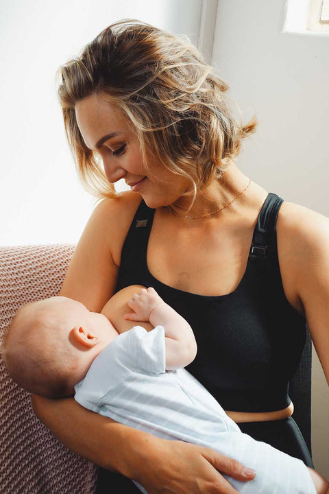 Mama Maternity Sports Bra in Black Active Truth™