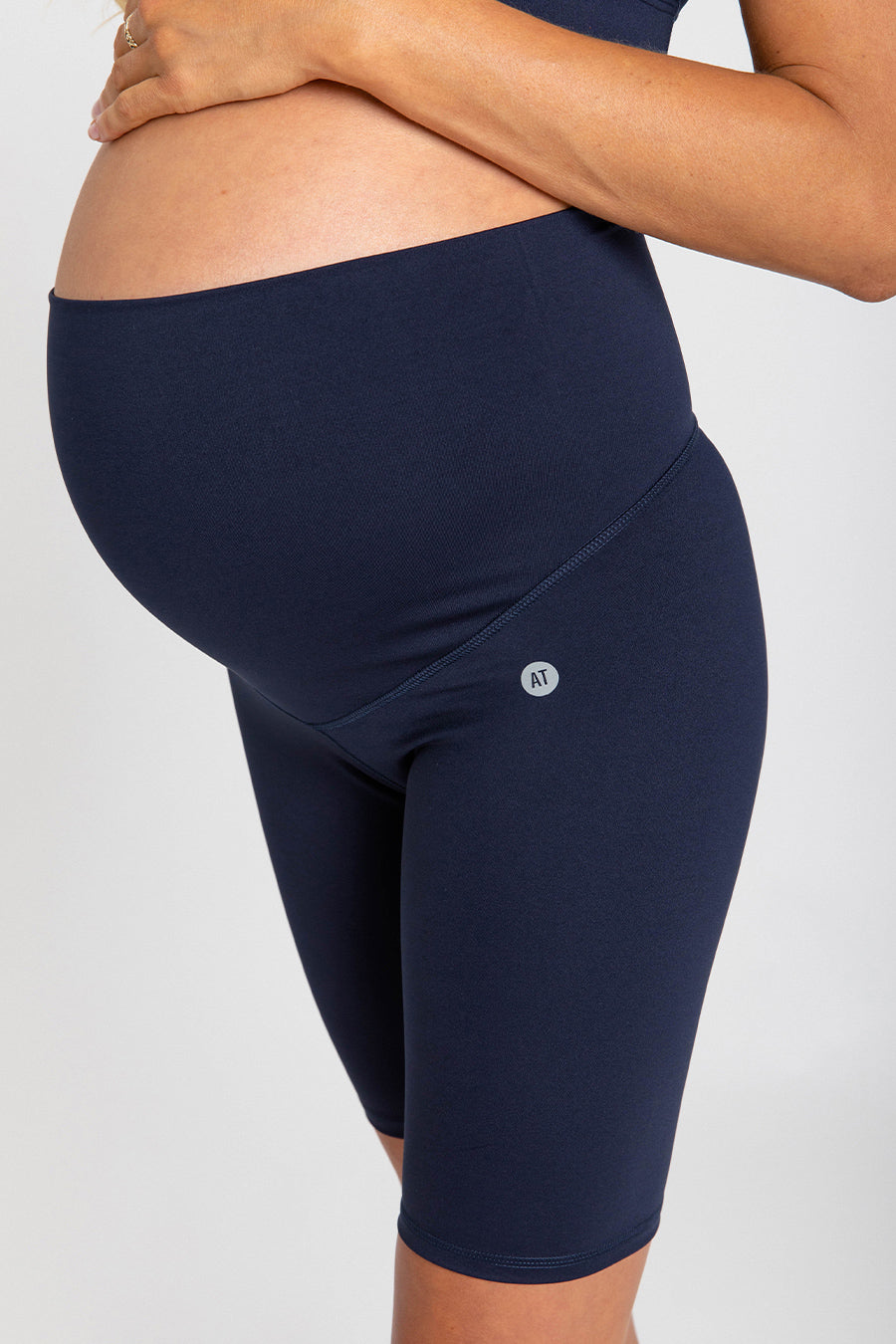 Mama Pregnancy Bike Short - Midnight Blue from Active Truth™
