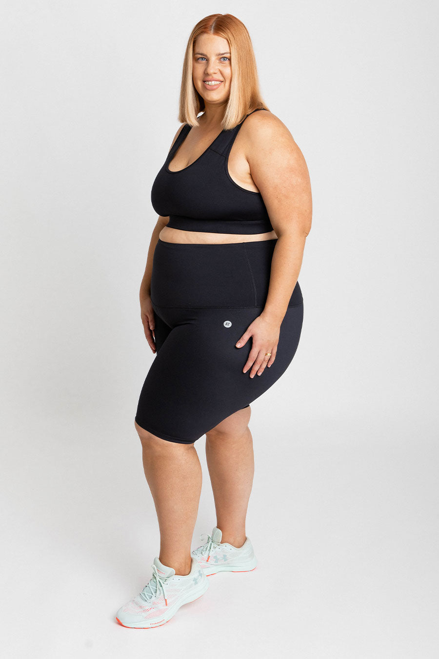 High Waisted Bike Shorts Black Gym Shorts Active Truth™