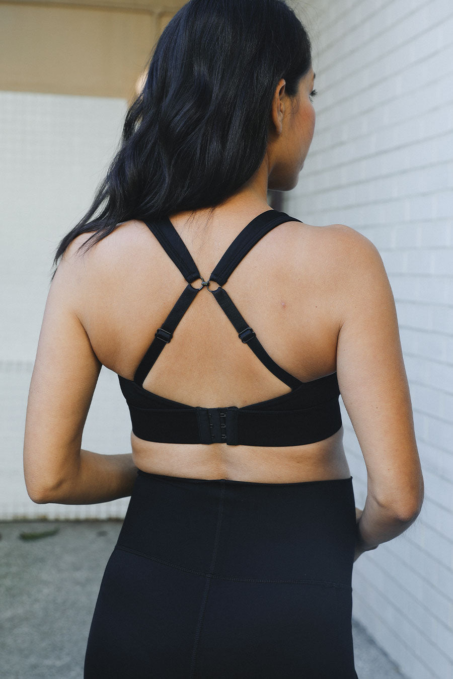 Nursing Magnetic Sports Crop Bra - Black from Active Truth™
