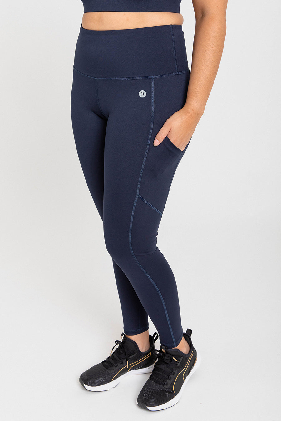 Smart Pocket Full Length Tight - Midnight Blue