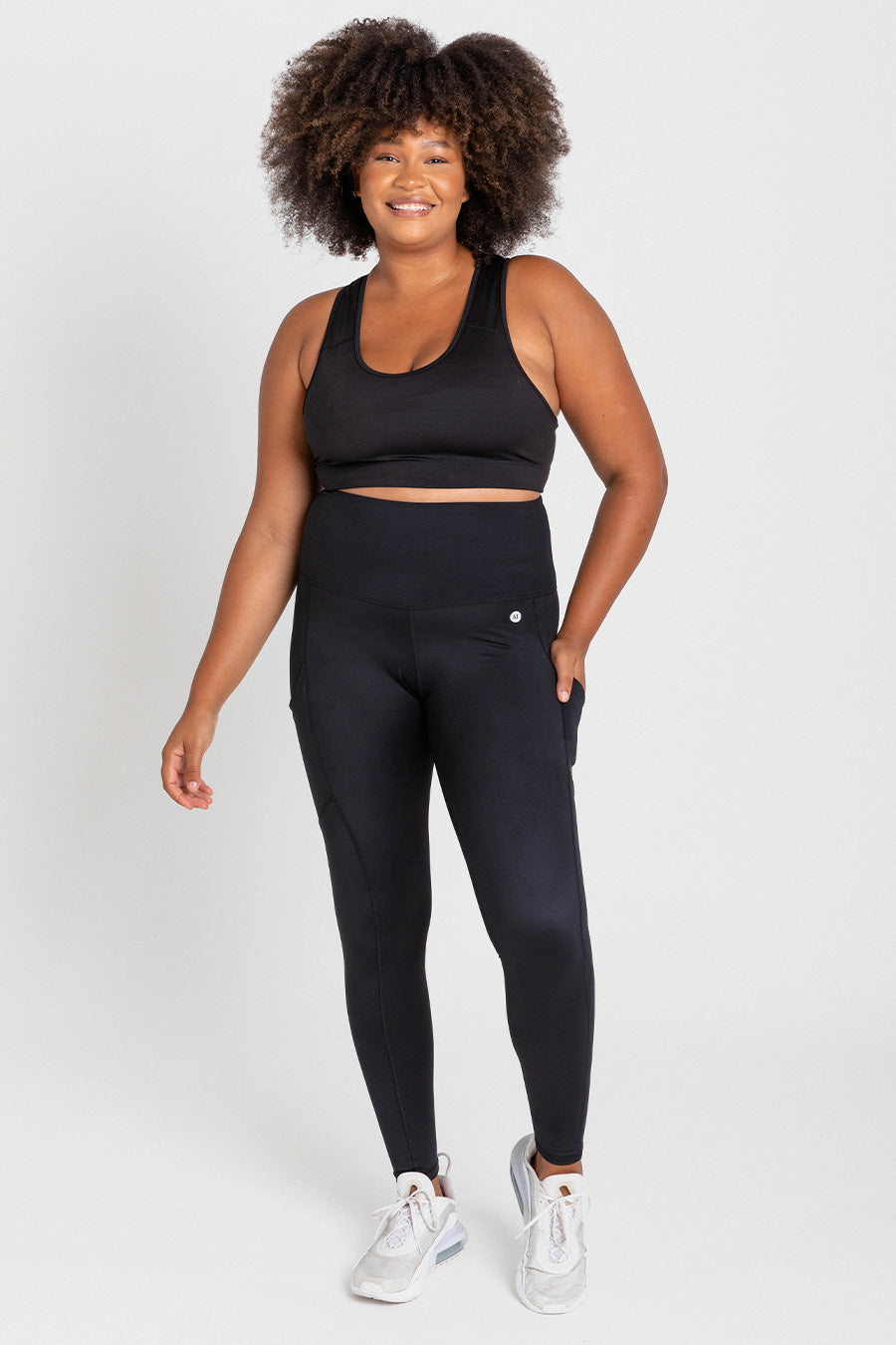 Tall Smart Pocket Full Length Tight - Black from Active Truth™
