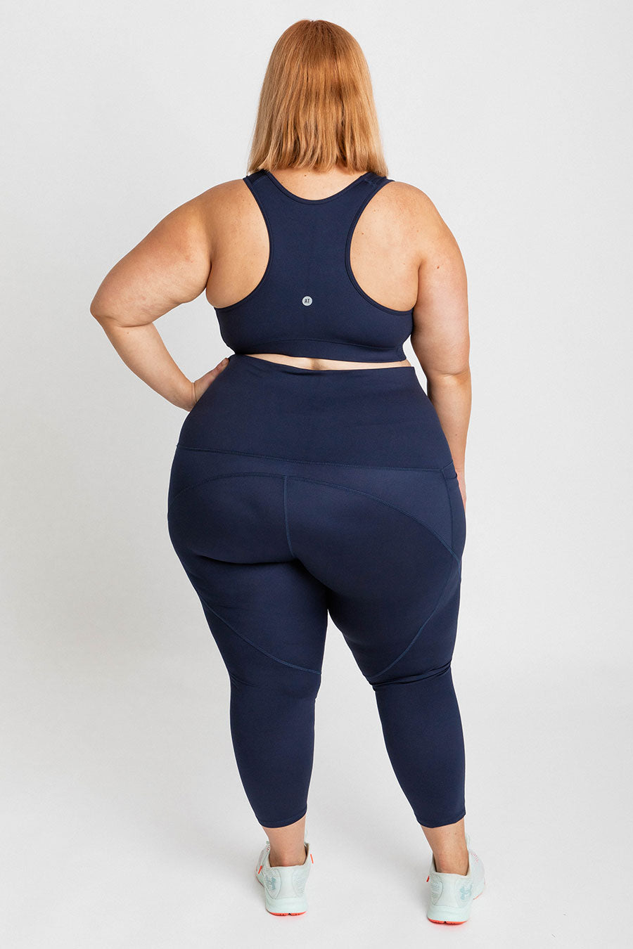 Training Pocket 7/8 Length Tight - Midnight Blue from Active Truth™
