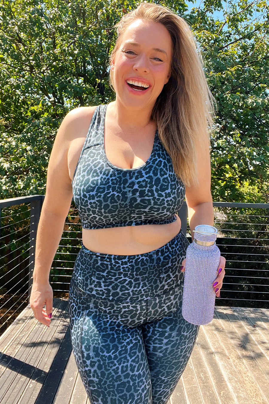 Ultimate Crop - Grey Leopard from Active Truth™
